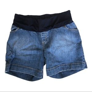 LIZ LANGE for Target Blue Jean Maternity Shorts